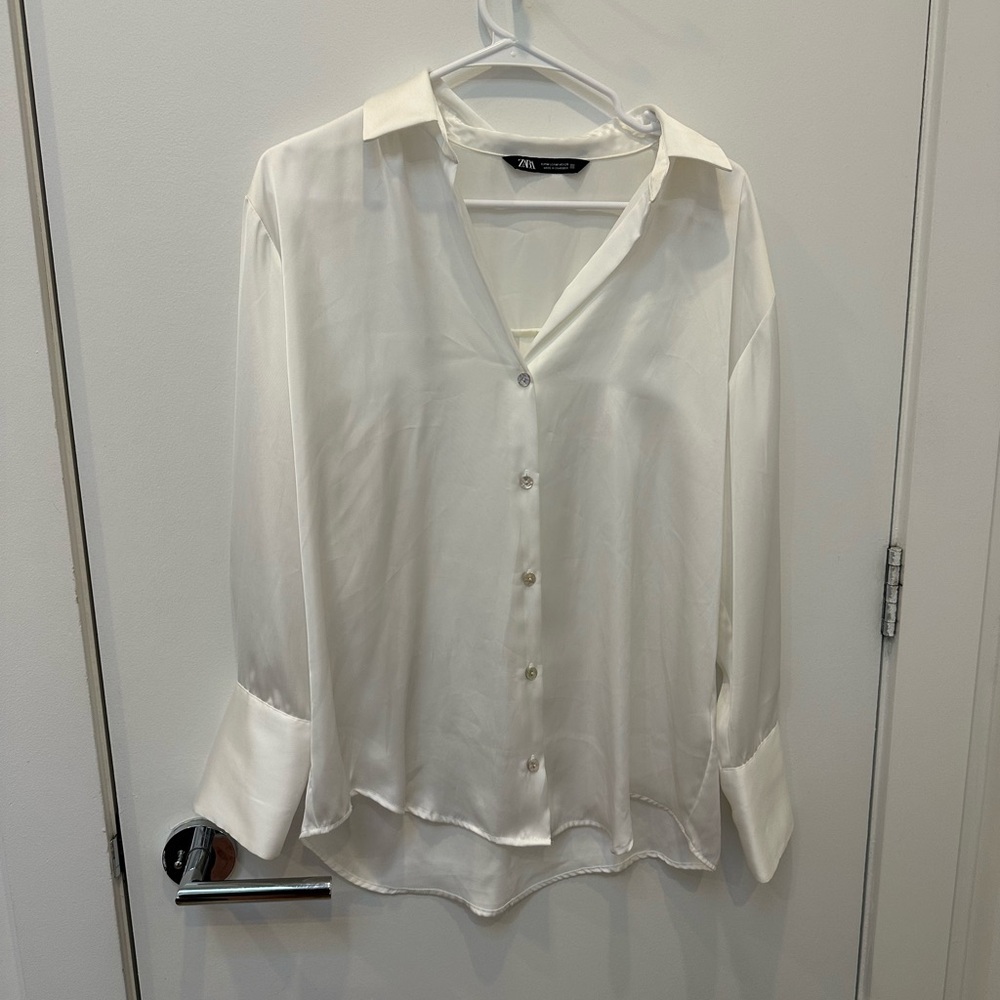 Zara Satin Top